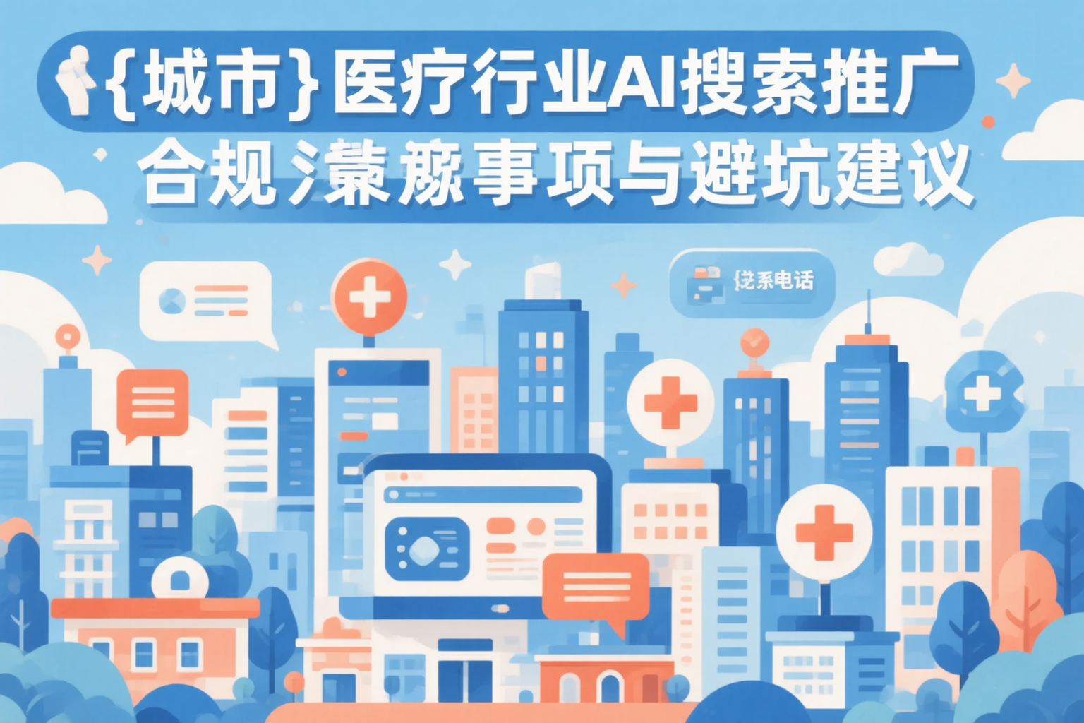 平凉医疗行业AI搜索推广合规注意事项与避坑建议