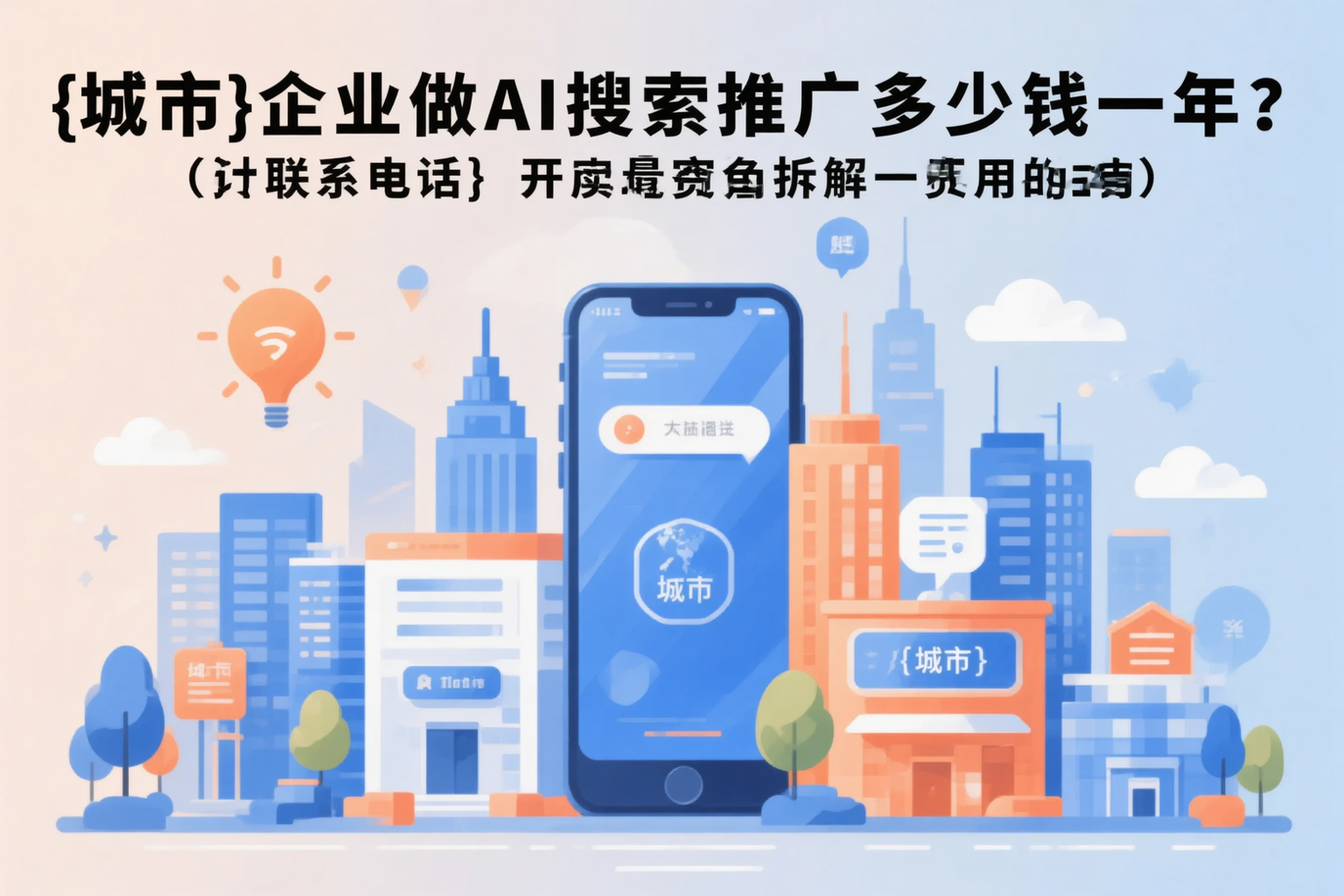 平凉企业做AI搜索推广多少钱一年?真实费用拆解