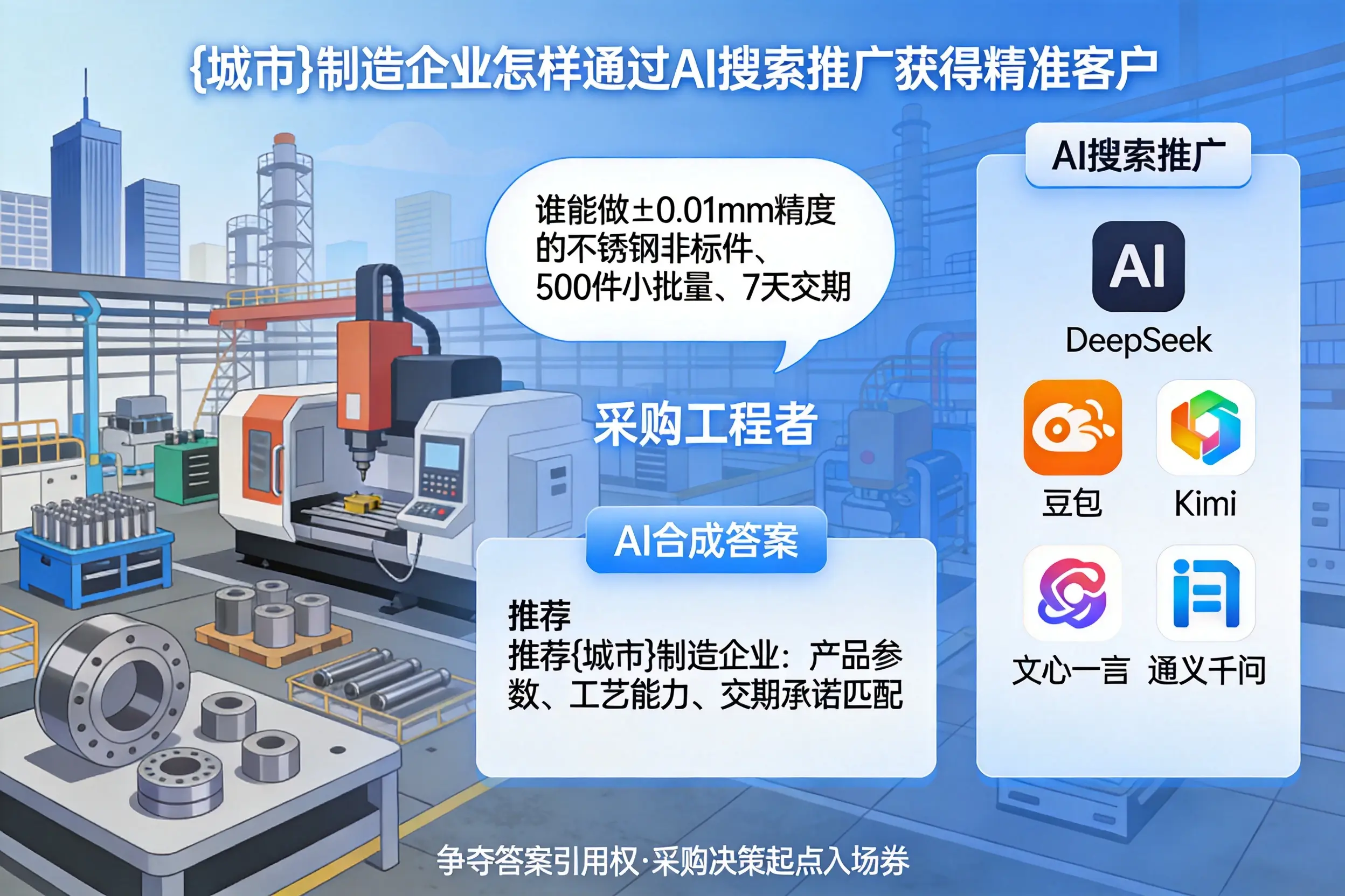 平凉制造企业怎样通过AI搜索推广获得精准客户