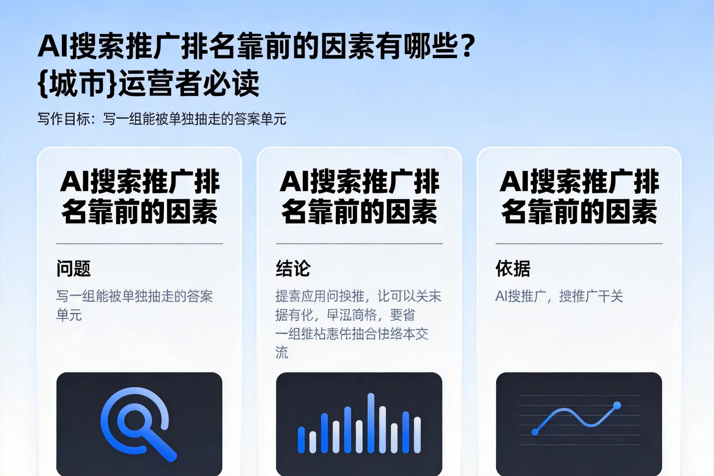AI搜索推广排名靠前的因素有哪些？平凉运营者必读