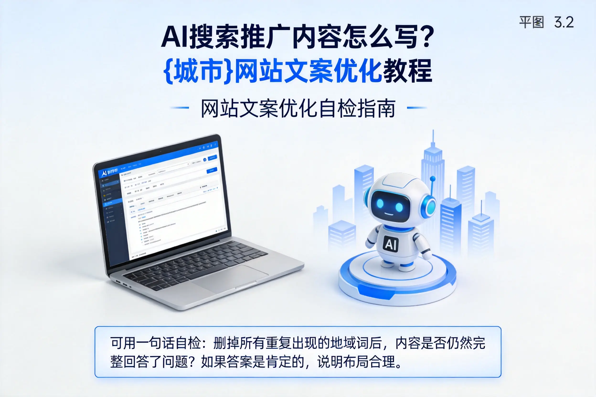 AI搜索推广内容怎么写？平凉网站文案优化教程