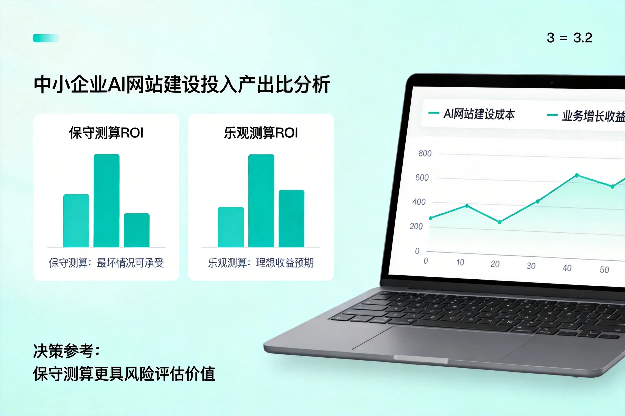 平凉中小企业AI网站建设投入产出比怎么算？先看这份分析