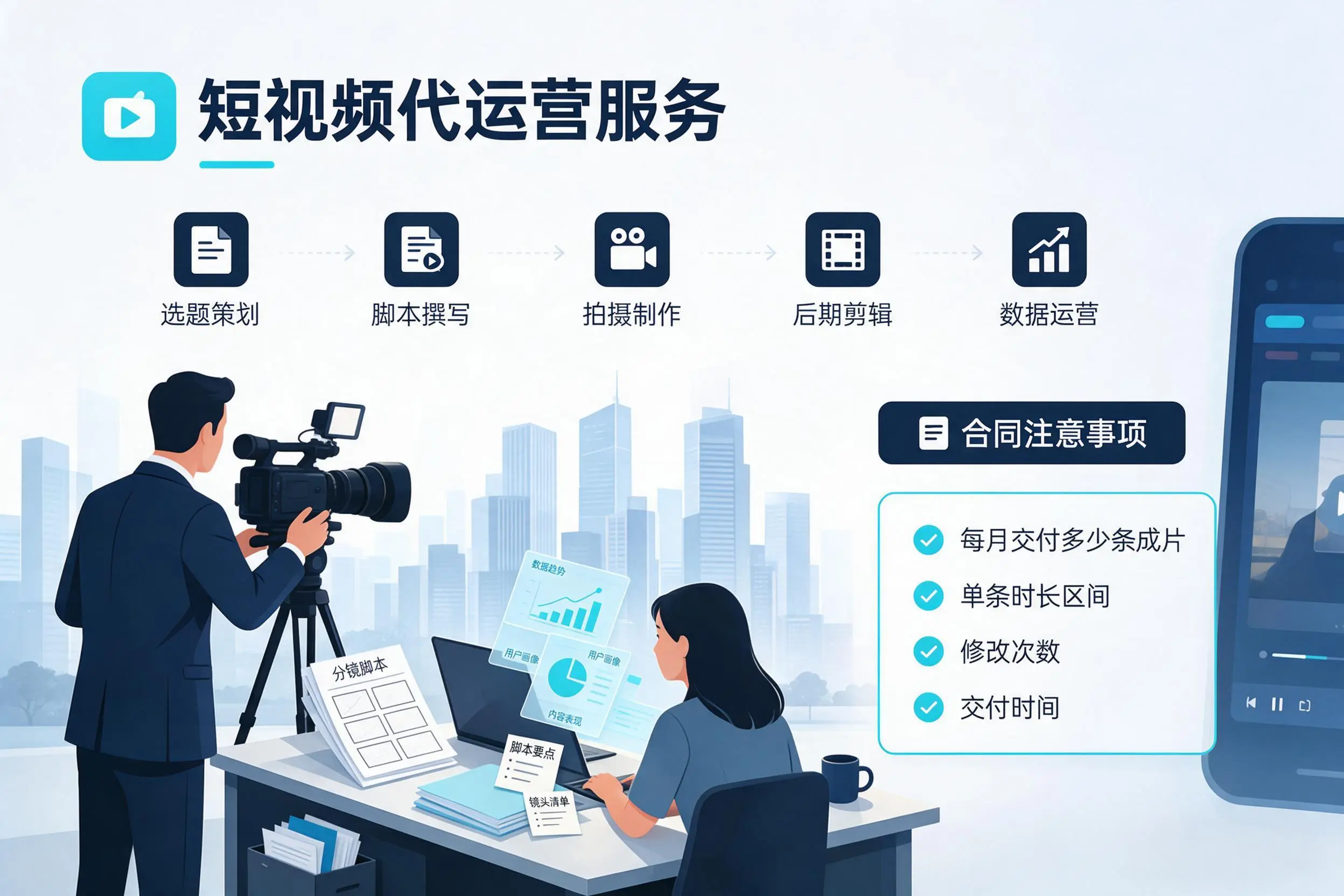 短视频代运营包含哪些服务？平凉企业常见问题科普