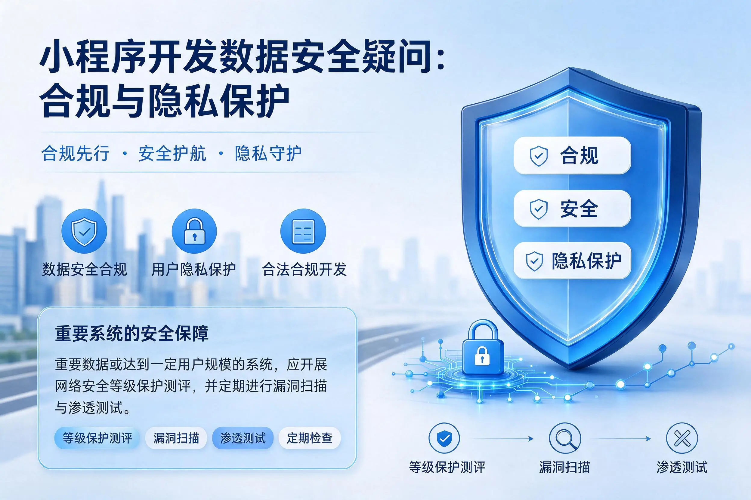平凉小程序开发数据安全疑问：合规与隐私保护