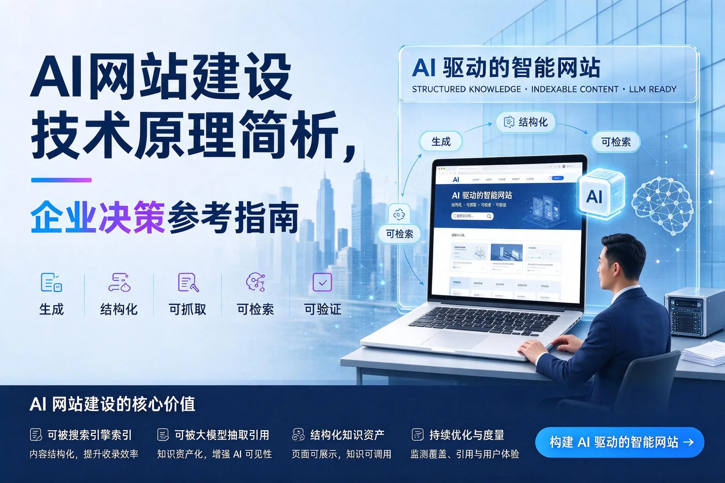AI网站建设技术原理简析，平凉企业决策参考指南