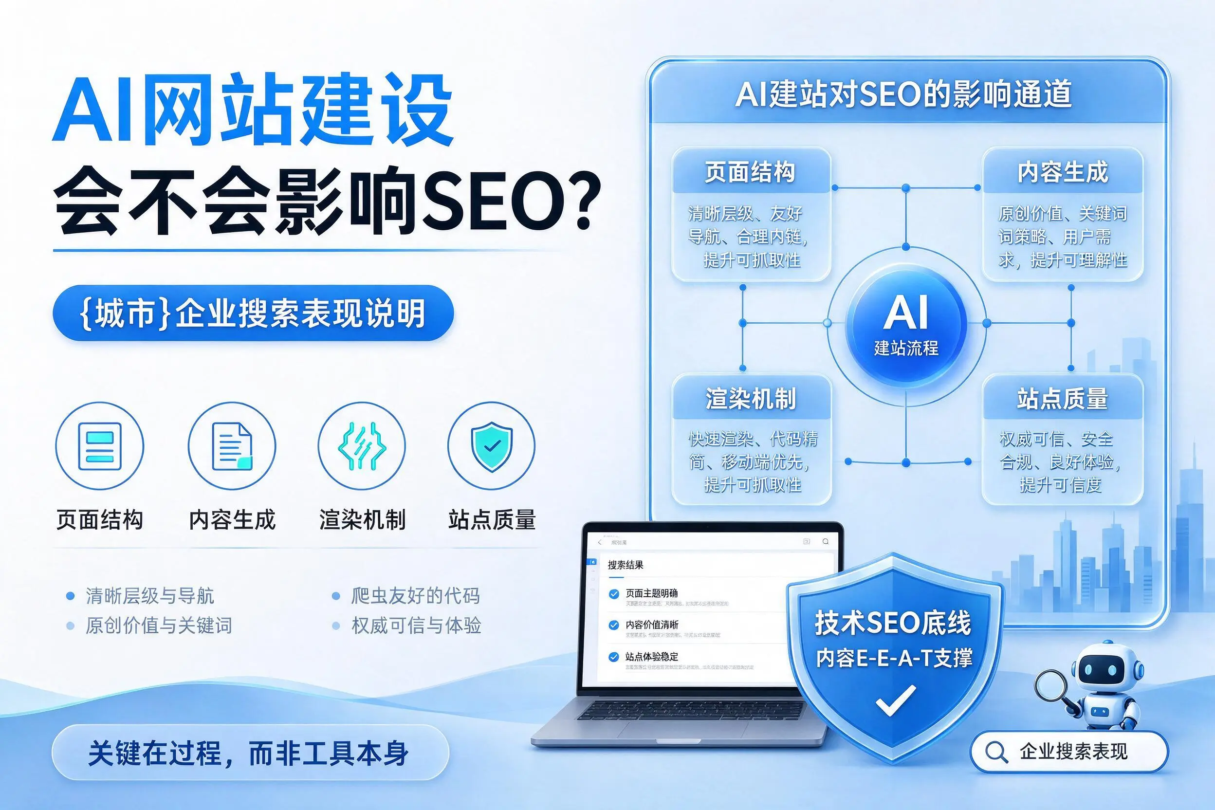 AI网站建设会不会影响SEO？平凉企业搜索表现说明