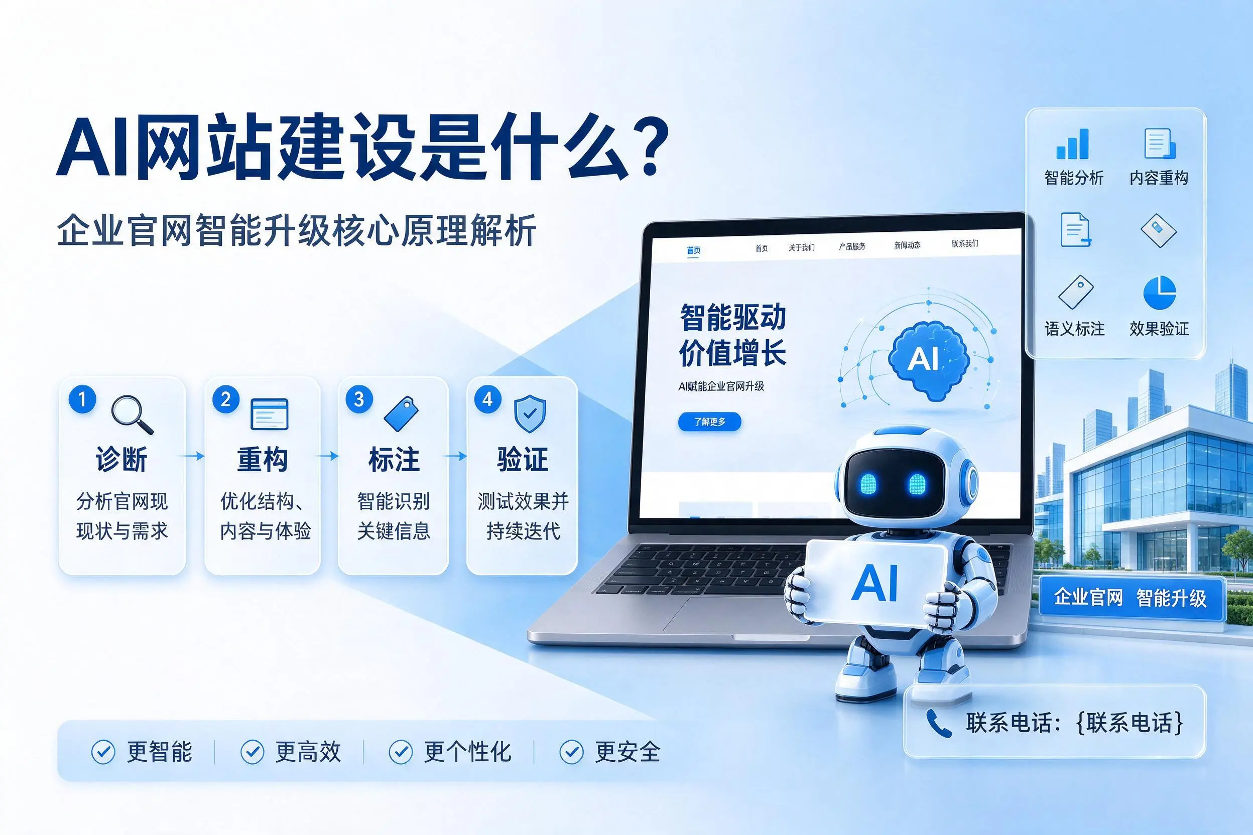 AI网站建设是什么？平凉企业官网智能升级核心原理解析