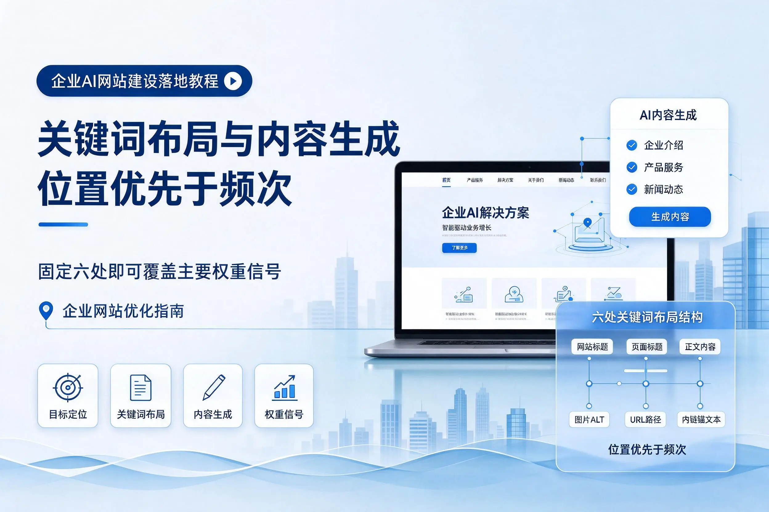 平凉企业AI网站建设落地教程：关键词布局与内容生成