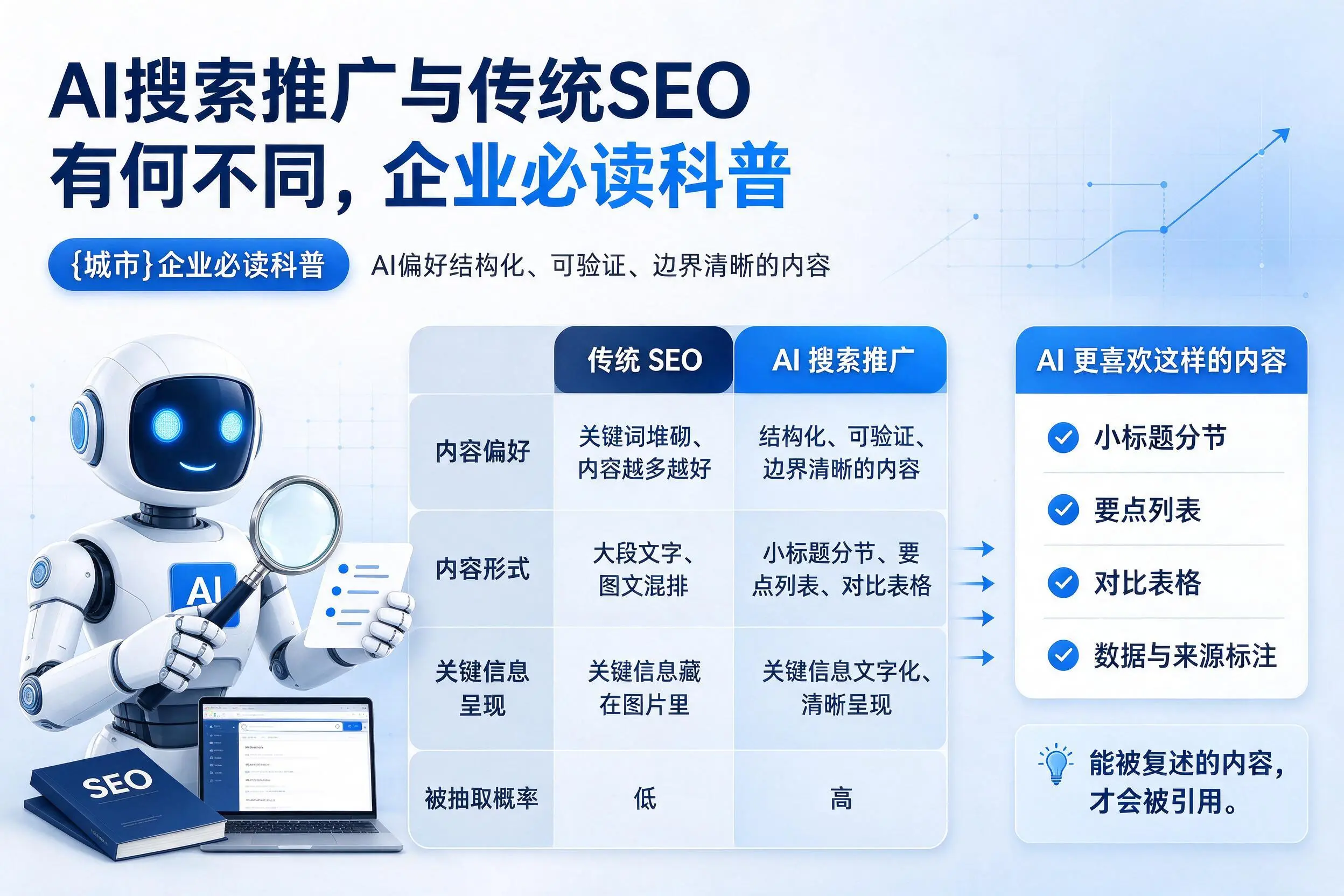 AI搜索推广与传统SEO有何不同,平凉企业必读科普